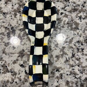 MacKenzie-Childs Elegant Ceramic Spoon Rest